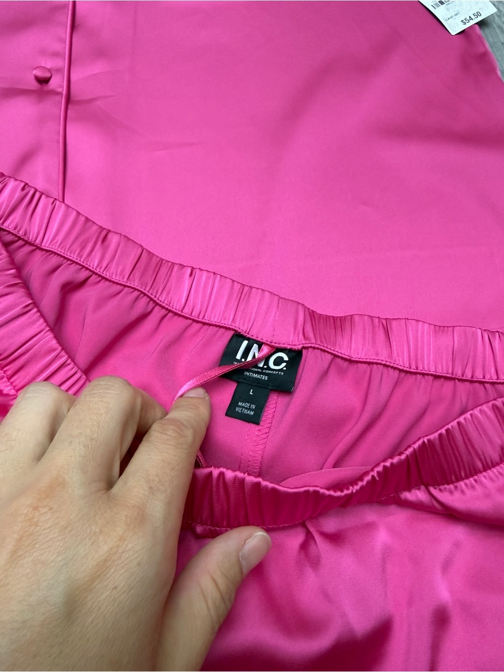 I.N.C. Women's Short PJ Set in Hot Pink Size Large - Picture 9 of 13